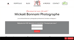 Desktop Screenshot of mickaelbonnami.com